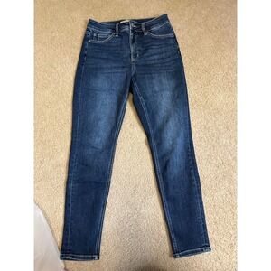 Alexander Jane Womens High Rise Skinny Jeans Dark Wash Denim Size 8